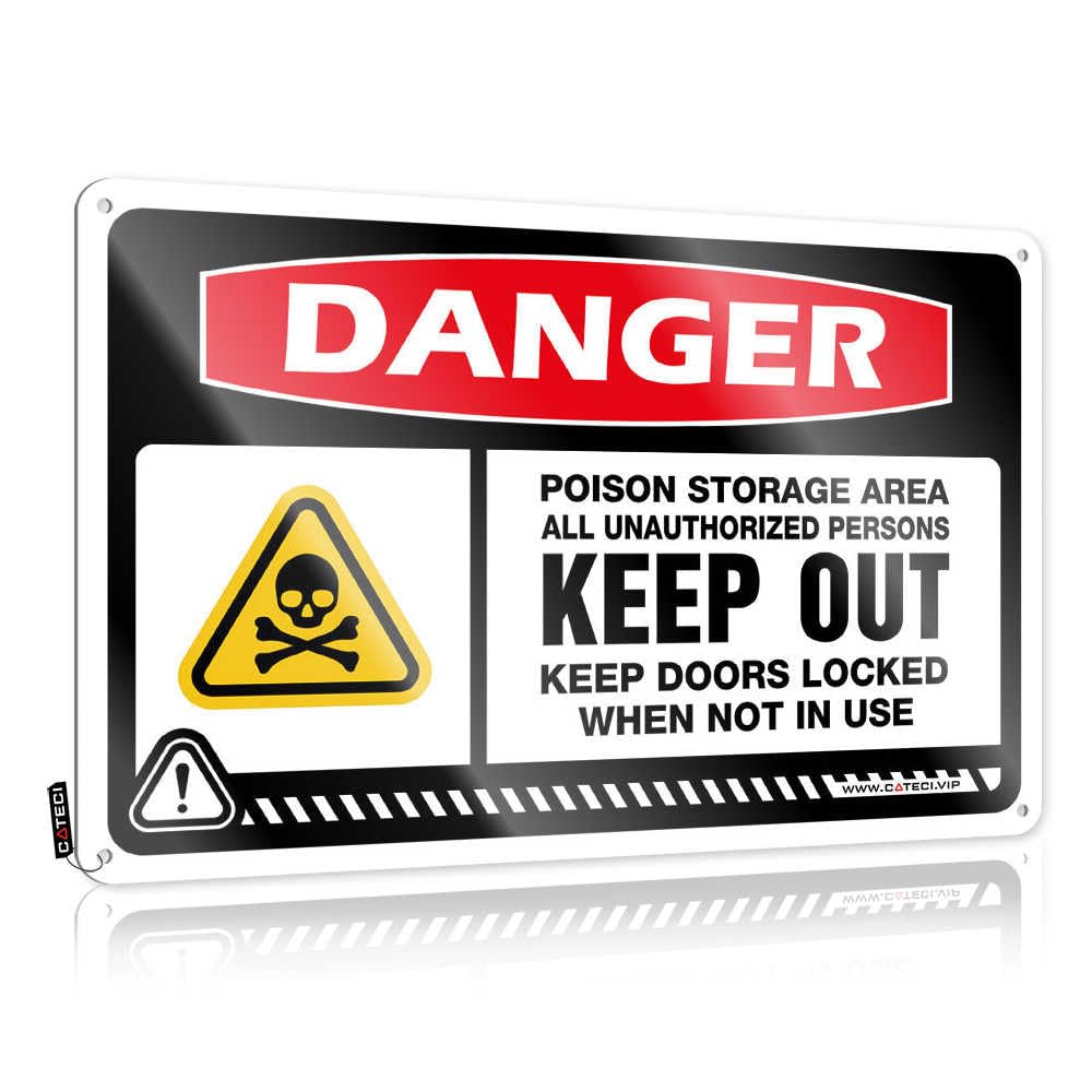 Adult Signs For Man Cave Danger Poison Storage Area Tin Sign Beer Limit Sign Funny Signs For Bar(30X40CM)
