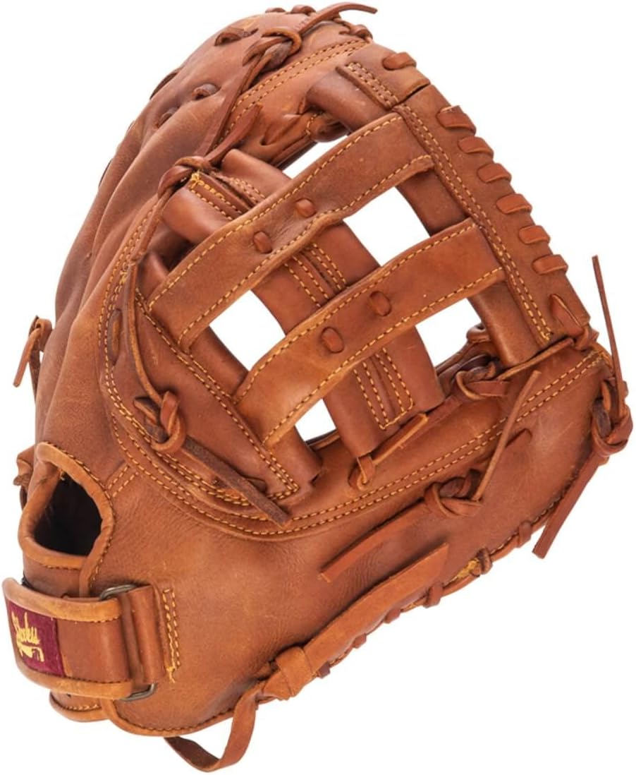Shoeless Joe Ballgloves Fast Pitch Brown First Base Glove, Right Hand, 12 1/2-Inch