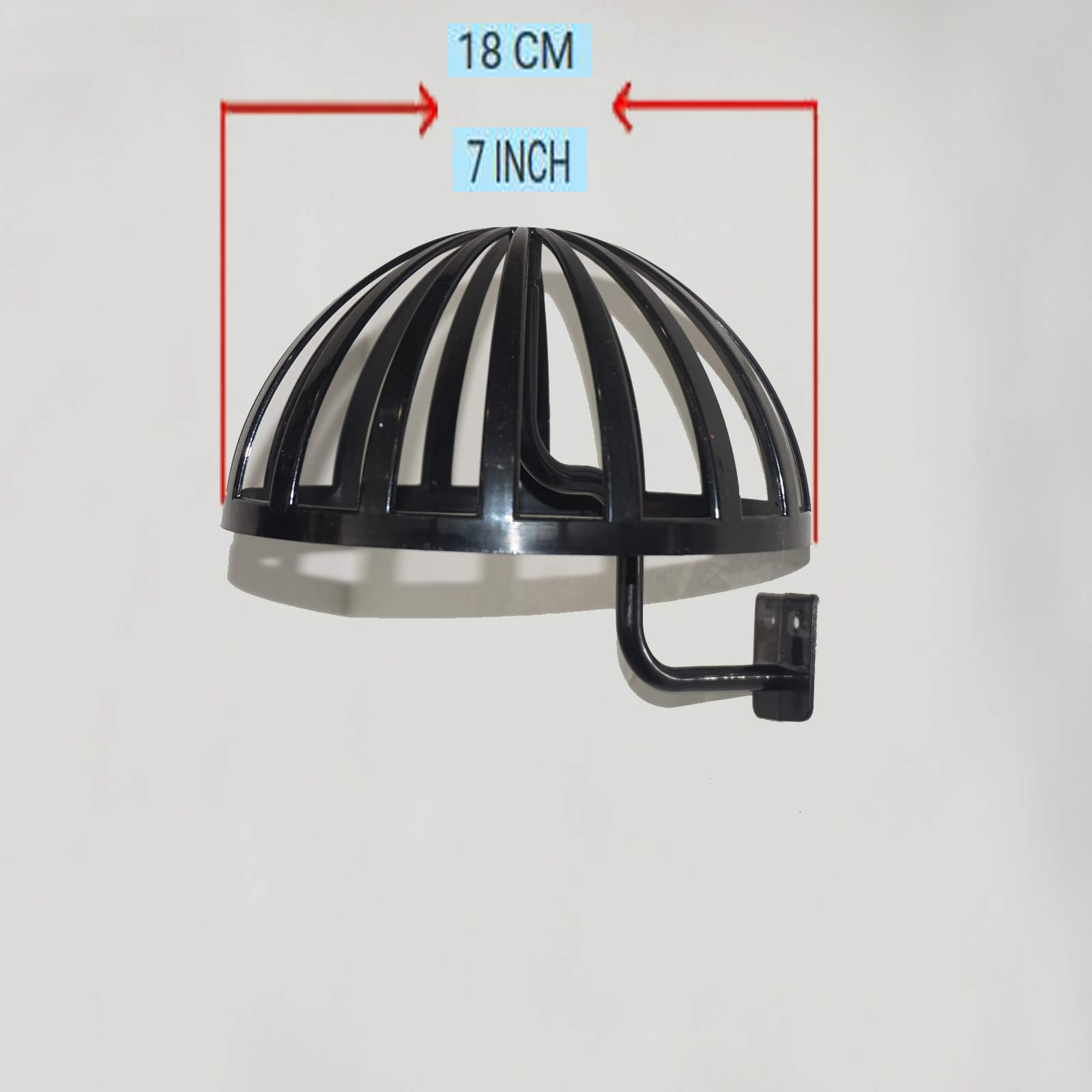 Tall Wig Stands for All Wigs and Hat, Wig Dryer, Durable Wig Display Tool, Travel Wig Stands, wall mounted, Wig Hanger Holder Stable Durable Wig Hair Hat Cap Display Tool, Hard plastic (Black)