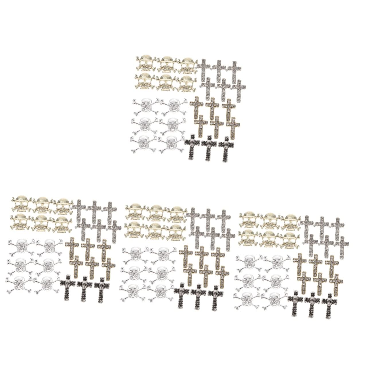 Healvian 4 Set Ciondoli Per Unghie Halloween Decorazioni Festive Per Nail Art Con Design Unico E Versatile Per Unghie Acriliche E Naturali Adatti Per E Accessori 30 Pezzi * 4