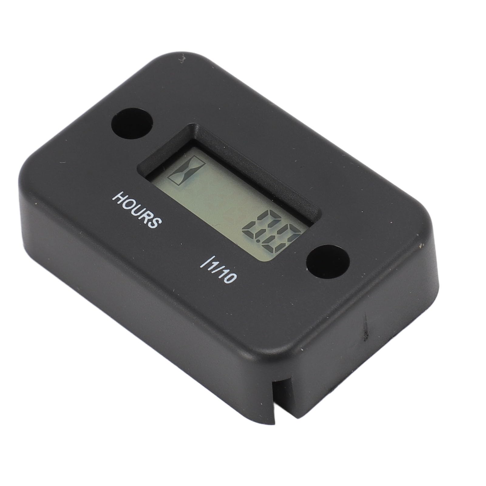 Runleader Compteur Horaire Numérique, Compteur Horaire Numérique, ABS étanche aux Chocs, Enregistrement de 9999,9 Heures 99999 Tr/min, Installation Facile Batterie, pour