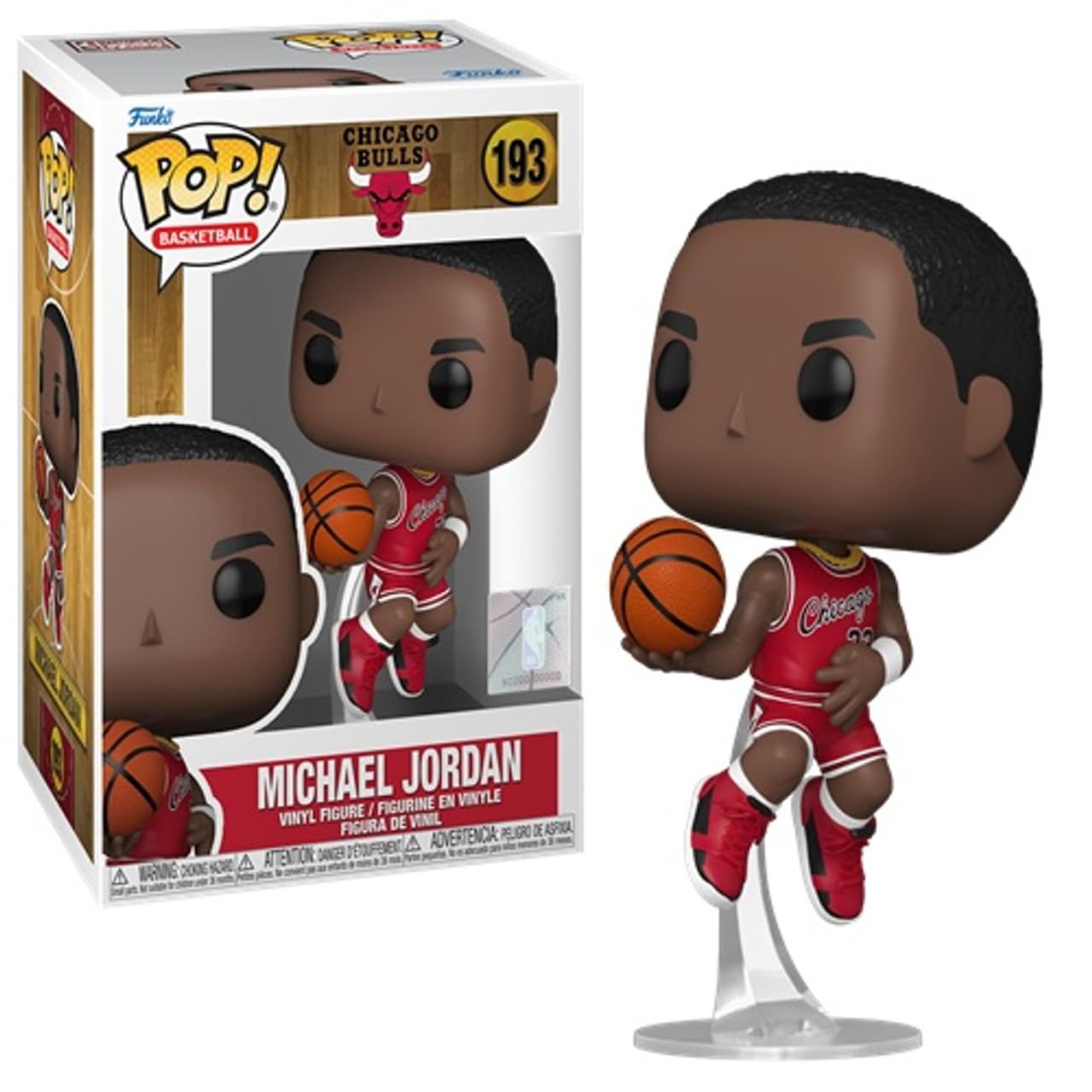 Amazon.com: Funko Michael Jordan (Chicago Bulls) NBA Pop! Combo (3