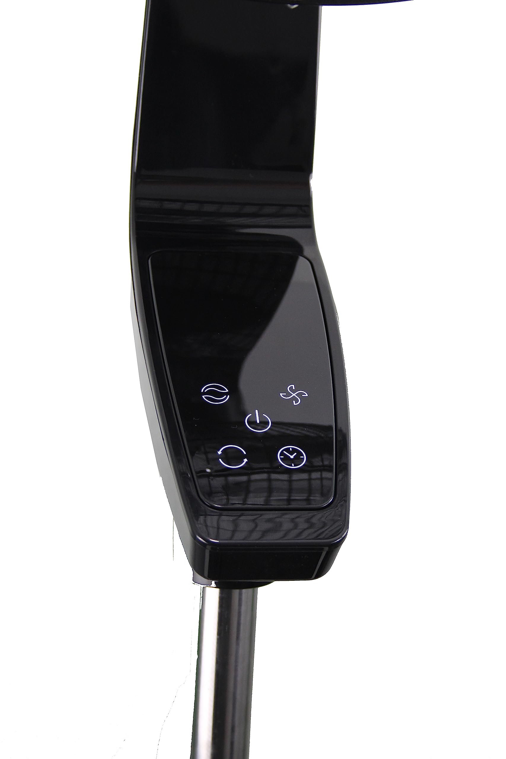 Bastilipo - Coin Black - Ventilatore a pedale con telecomando - Potenza 50 W - 3 velocità - 40 centimetri di diametro e oscillante