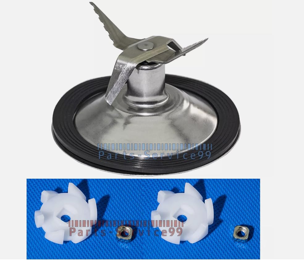 Generic 4-Serrated Blade & Clutch Gears For Braun Blender MX2000 & MX2050 4184-625, 16, black