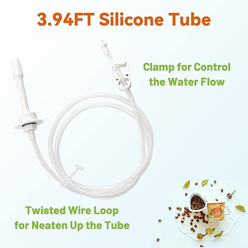 Miniatura 7 de TopQuaFocus Máquina automática de enema, kit de cubo de enema de café eléctrico para hombres, limpieza de colon, reutilizable, ducha anal para