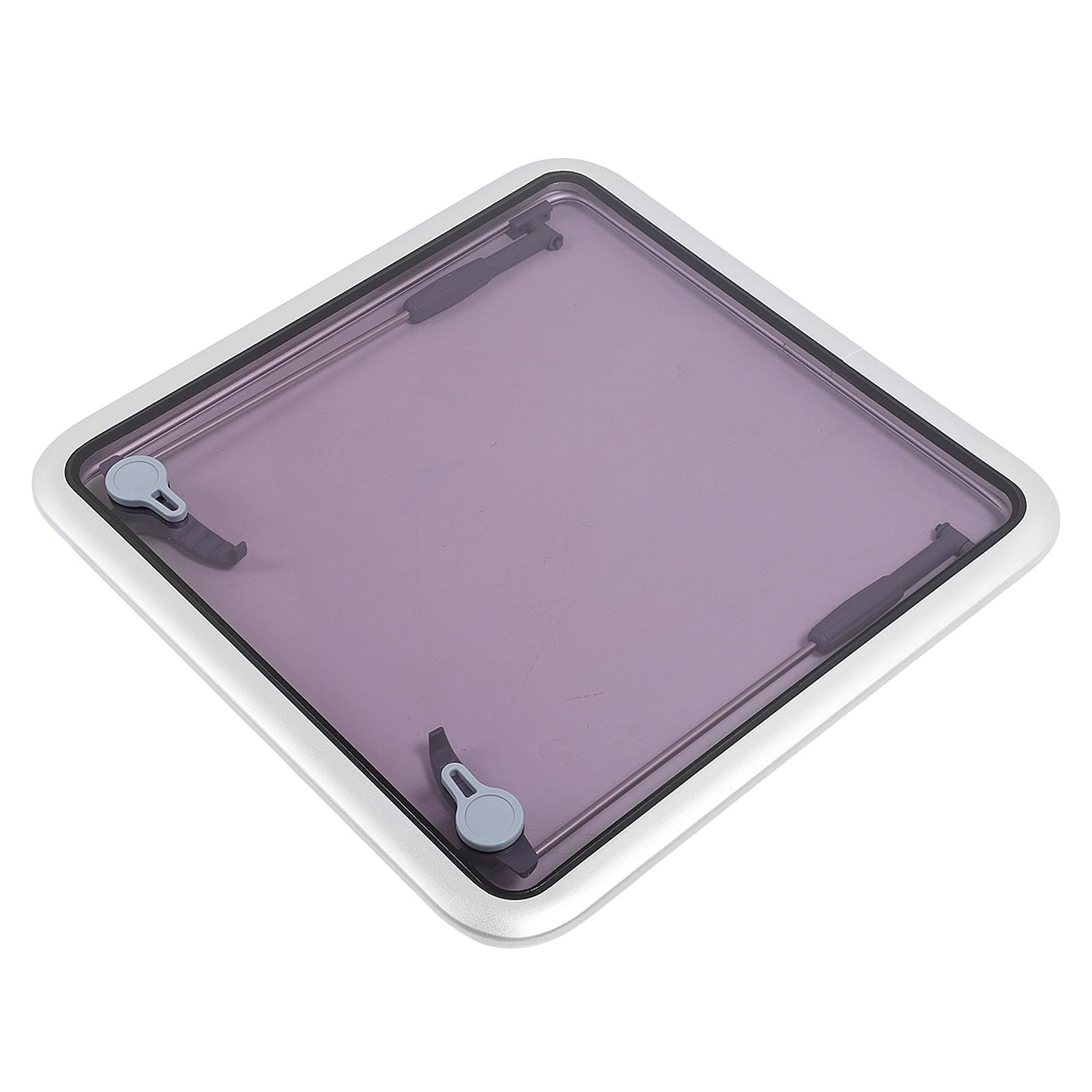 Ventana para RV, 600 X 600 Mm, Claraboyas Ajustables para Barcos, Ventana Cuadrada, Cubierta de Empuje, Claraboyas, Escotilla de Ventilación con Varilla de Soporte para Yate,