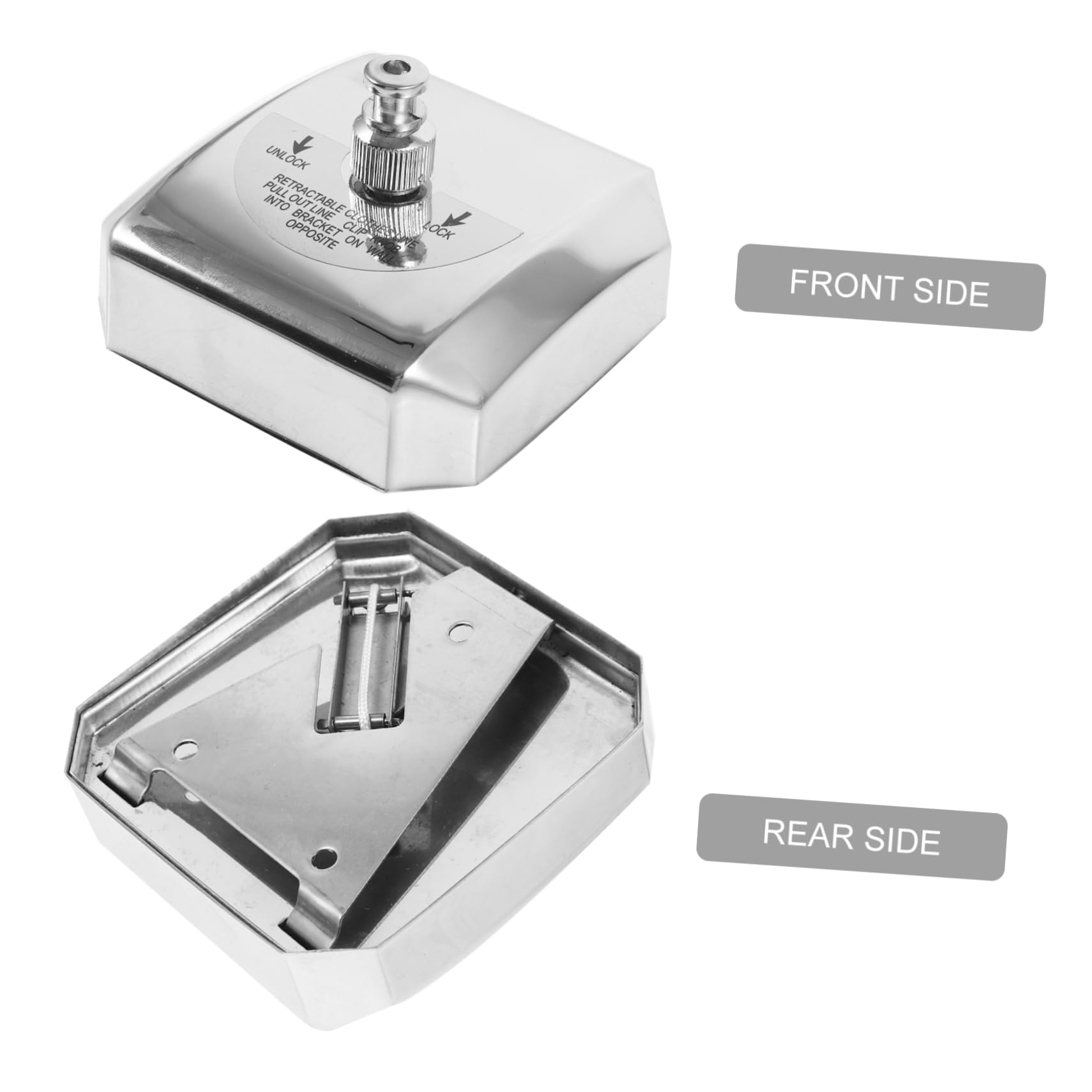2 Piezas Tendedero Retráctil Inoxidable para Uso Interior y Exterior Ajustable y Resistente para Camping y