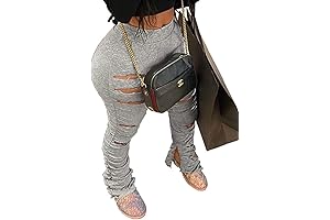 Grey Stacked Leggings: Sporty, Stylish, and Oh-So-Comfy