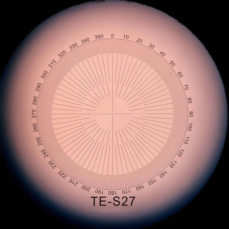 Microscope 967 Eyepiece Reticle Ocular Micrometer Slides Diameter 20.4mm for Microscope(20.4mm)
