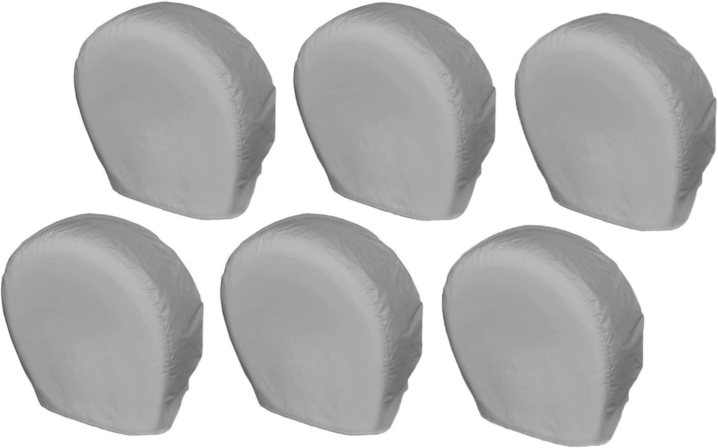 Explore Land Tire Covers 6 Pack - Tough Tire Wheel Protector for Truck, SUV, Trailer, Camper, RV - Universal Fits 23-25.75 inches, Charcoal