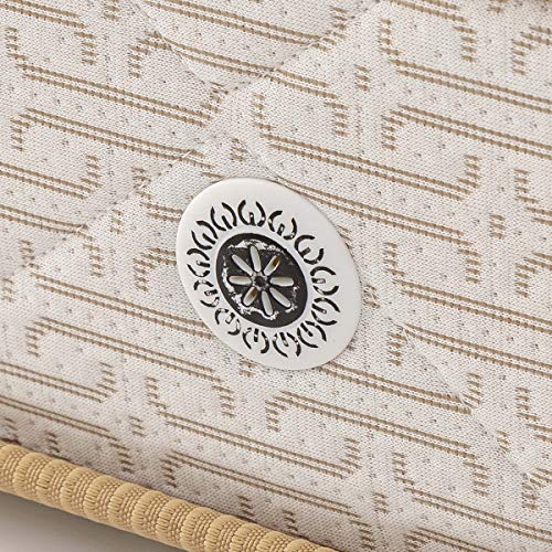 Image of Home Centre Restomax Pro 6 inch+2 inch Bonnel Spring Memory Foam Mattress with Box Top 150 x 195 cm