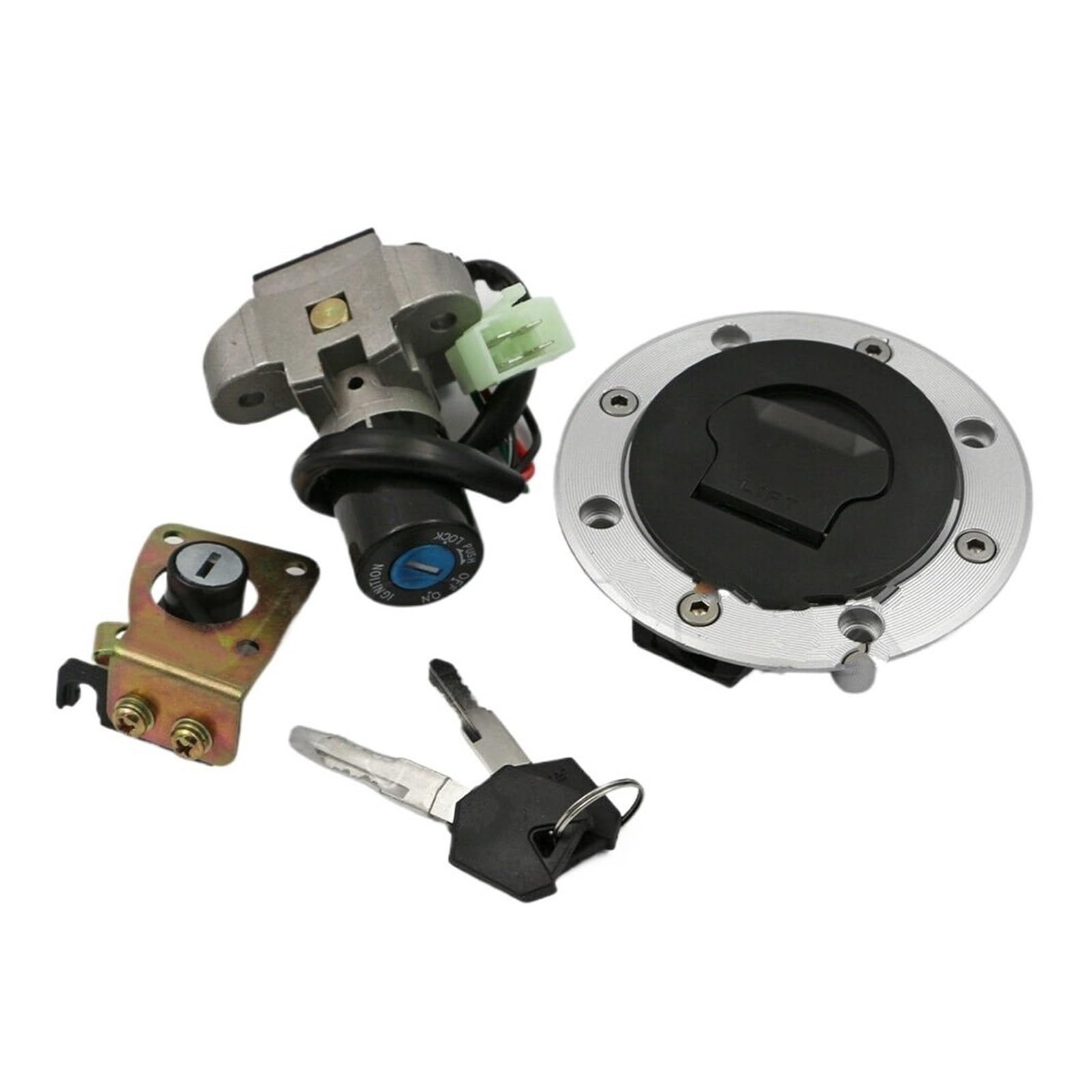 Ensemble de contacteur d'allumage Suzuki GS500 serrure neiman et bouchon essence - 7