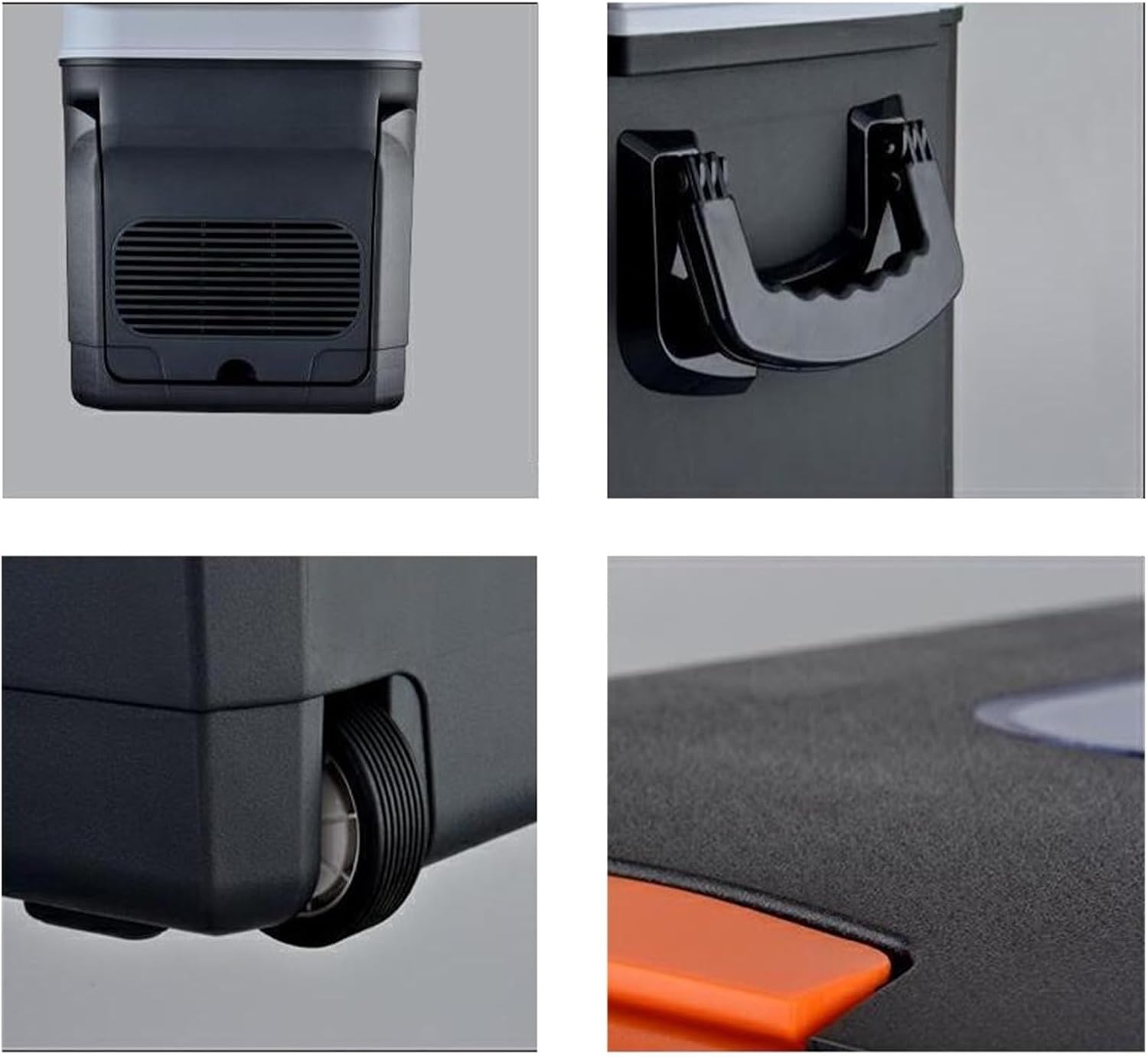 35L Mini Car Refrigerator With Freezer DC12/DC24V Outdoor And Home Dual Use Portable Mini Fridge For Caravan Truck Home Camping(35L-UK Plug-AC220V)
