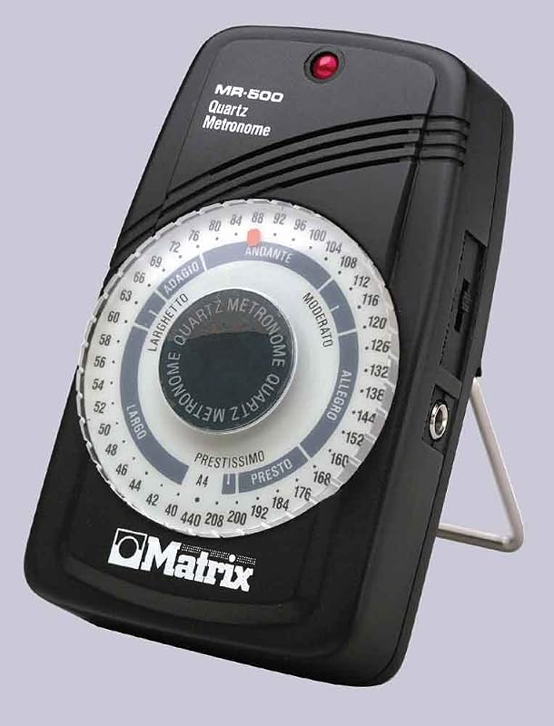 Metrónomo de cuarzo Matrix