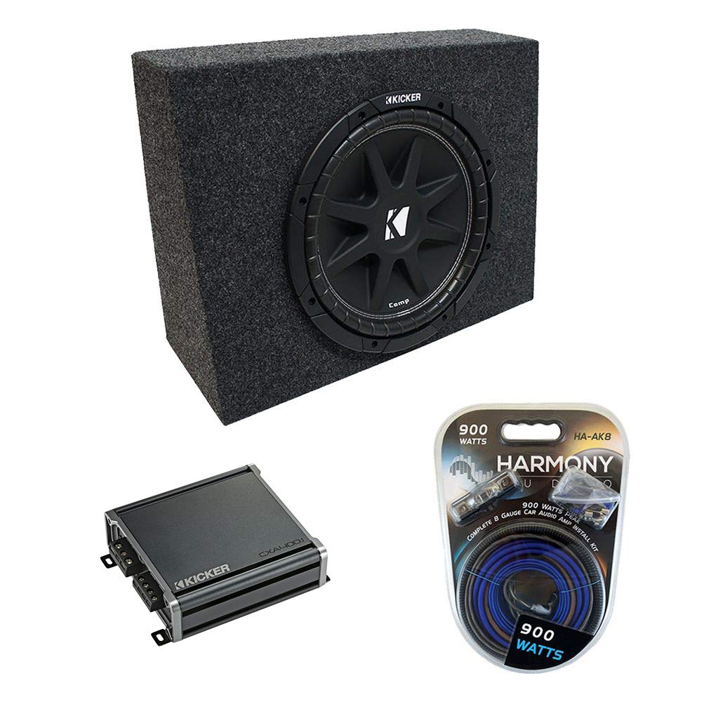 KICKER 43C124-N Bundle Universal Regular Standard Cab Truck Comp C12 Single 12