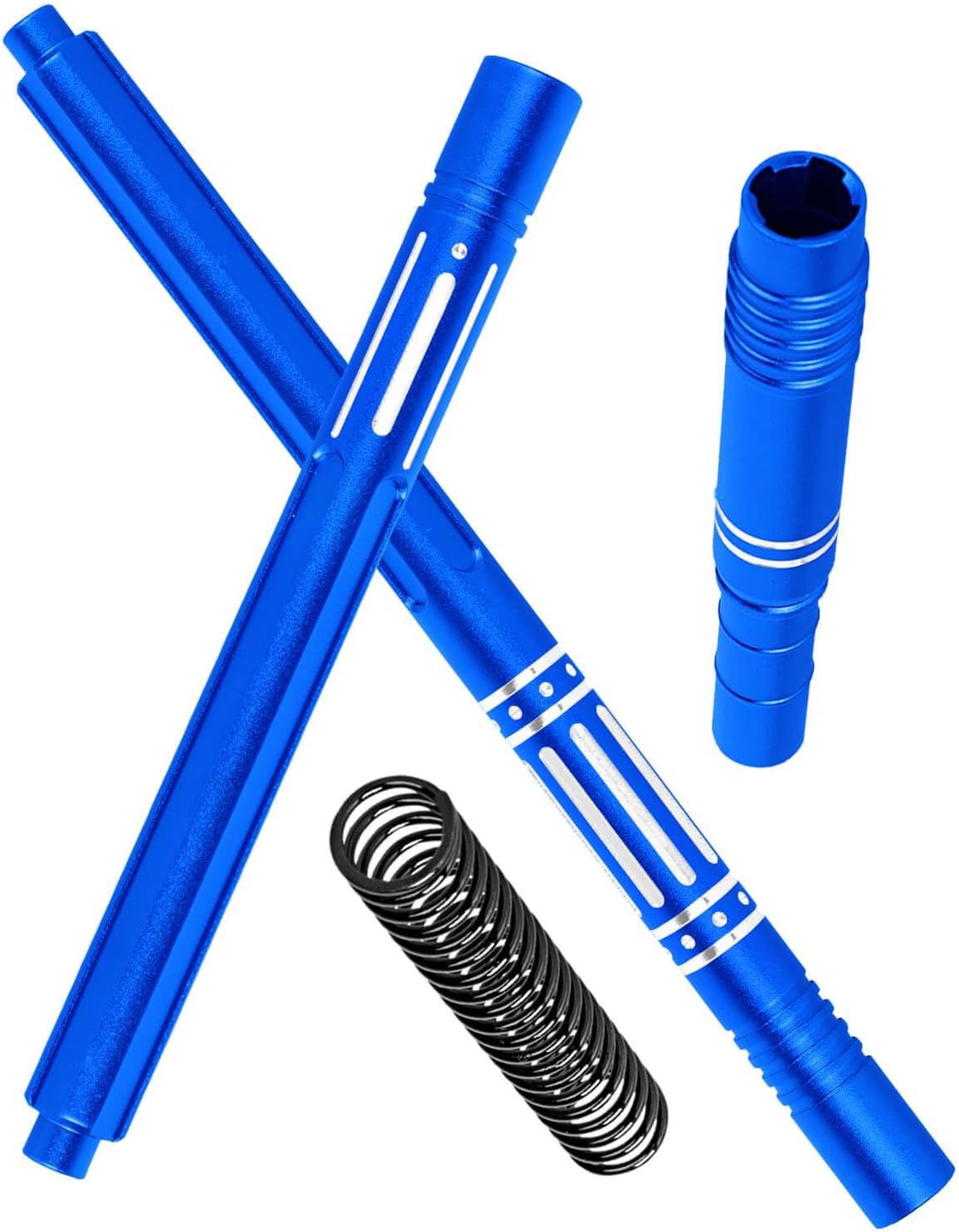 RC Upgrades Part Aluminium Center Slider Driveshafts Center Drive Shaft for 1/10 Senton/Granite/Vorteks 3S BLX(Mega550),Big Rock 3s Blx,1/8 Typhon/Infraction 3S BLX&550.CVD Hops Up.Navy Blue