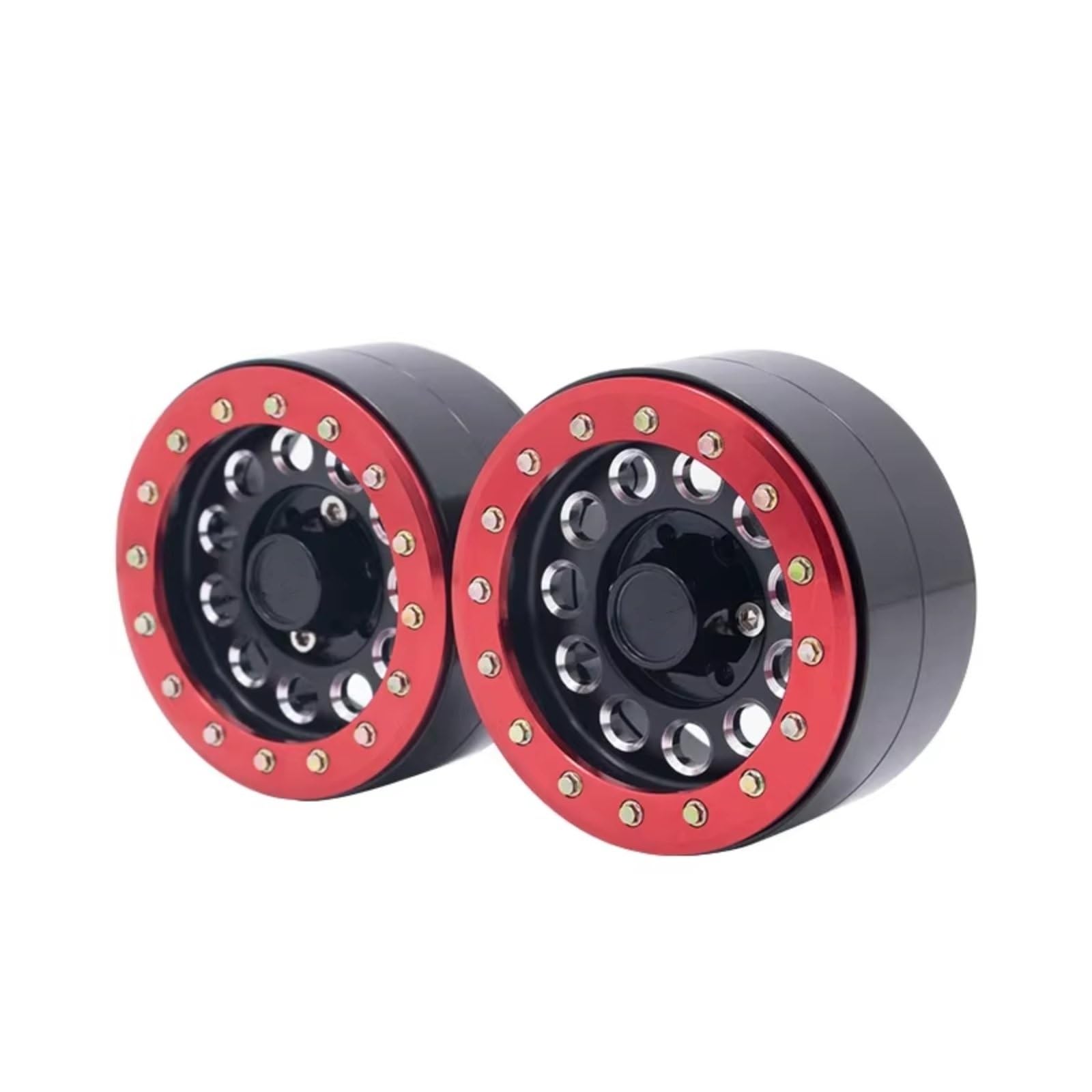 1,9 Beadlock para Axial para SCX10 II III UTB10 para Traxxas 1/10 Crawler | Mejoradas coches RC llantas aluminio montaje precisión concéntrico tuerca hexagonal reemplazo orugas Repuesto