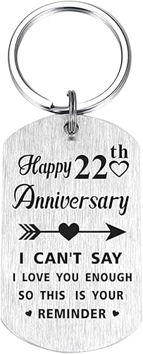 Miniatura 7 de Llavero de aniversario, regalo para él, ella, hombres, mujeres, marido, esposa, novia, novio, parejas, boda, aniversario, joyería