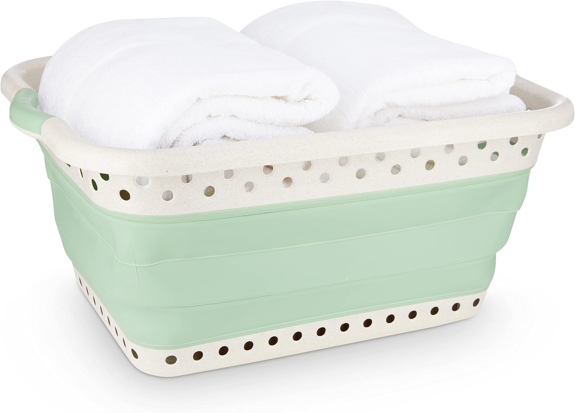 Rubbermaid Laundry Basket, 1.6Bushel, White, Laundry