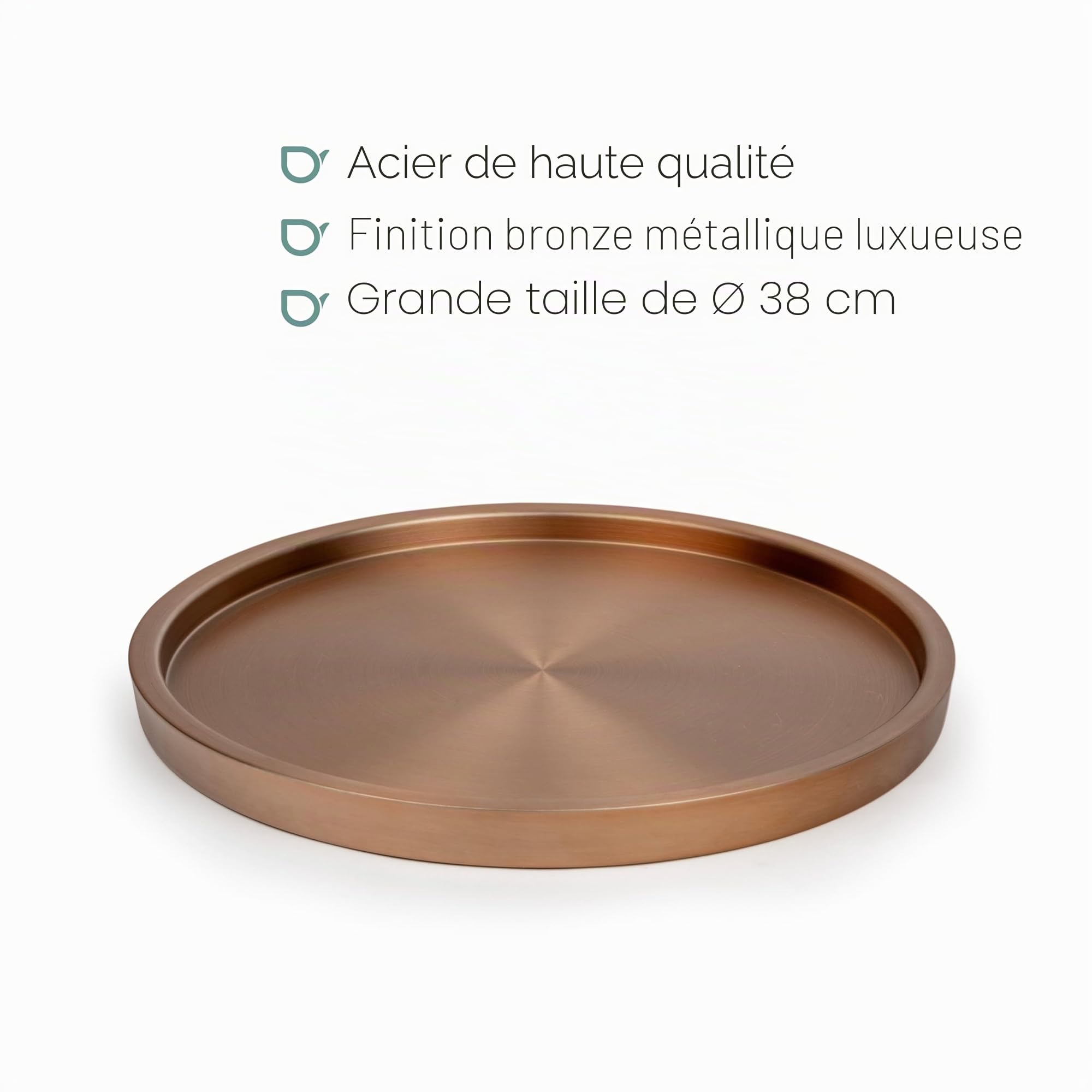 Bredemeijer - Plateau Lara - Bronze métallisé