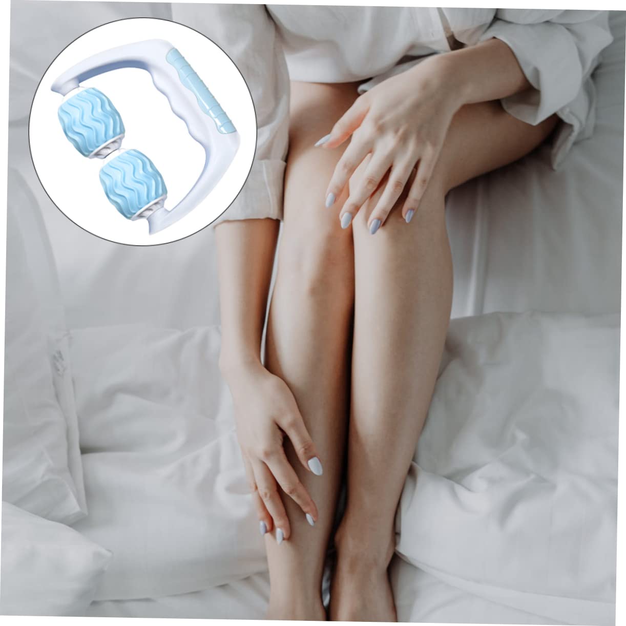 KALLORY Rolling Massage Roller Stick for Legs Massager Relaxer Fitness Massager Portable for All