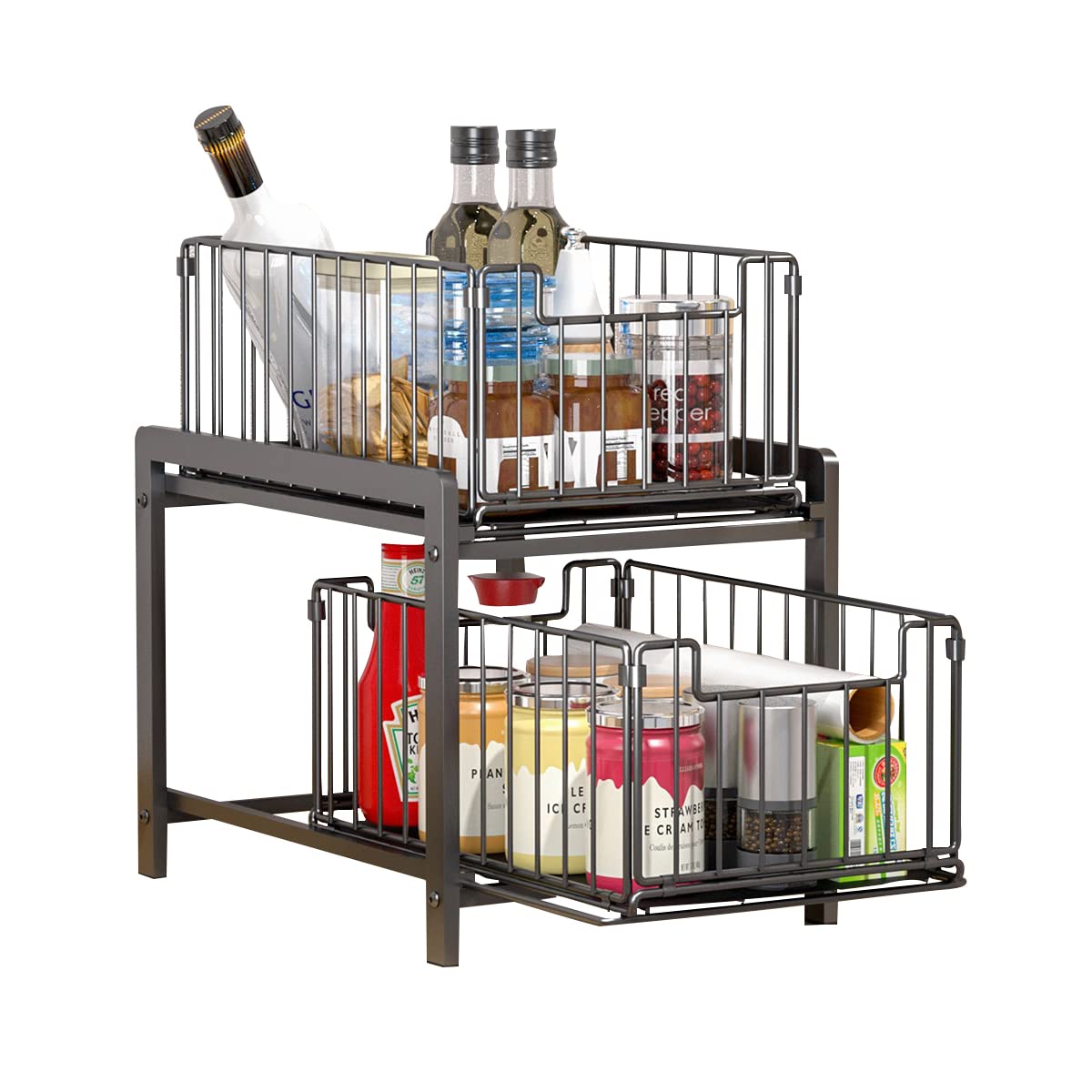 Buy Under Sink Under Kitchen Storage Organizer 2 Tier Stackable