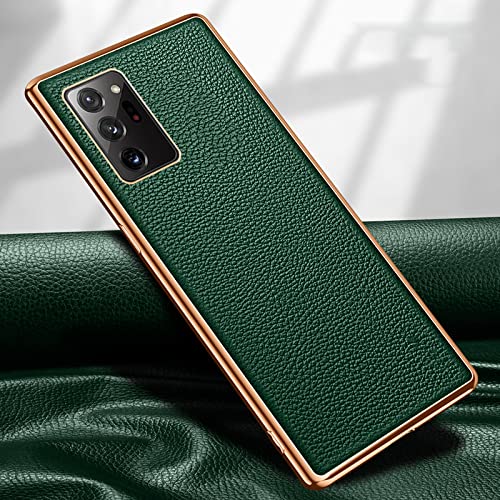 Étui en cuir de luxe pour Samsung Galaxy Note 20 Ultra 5G housse de protection arrière antichoc