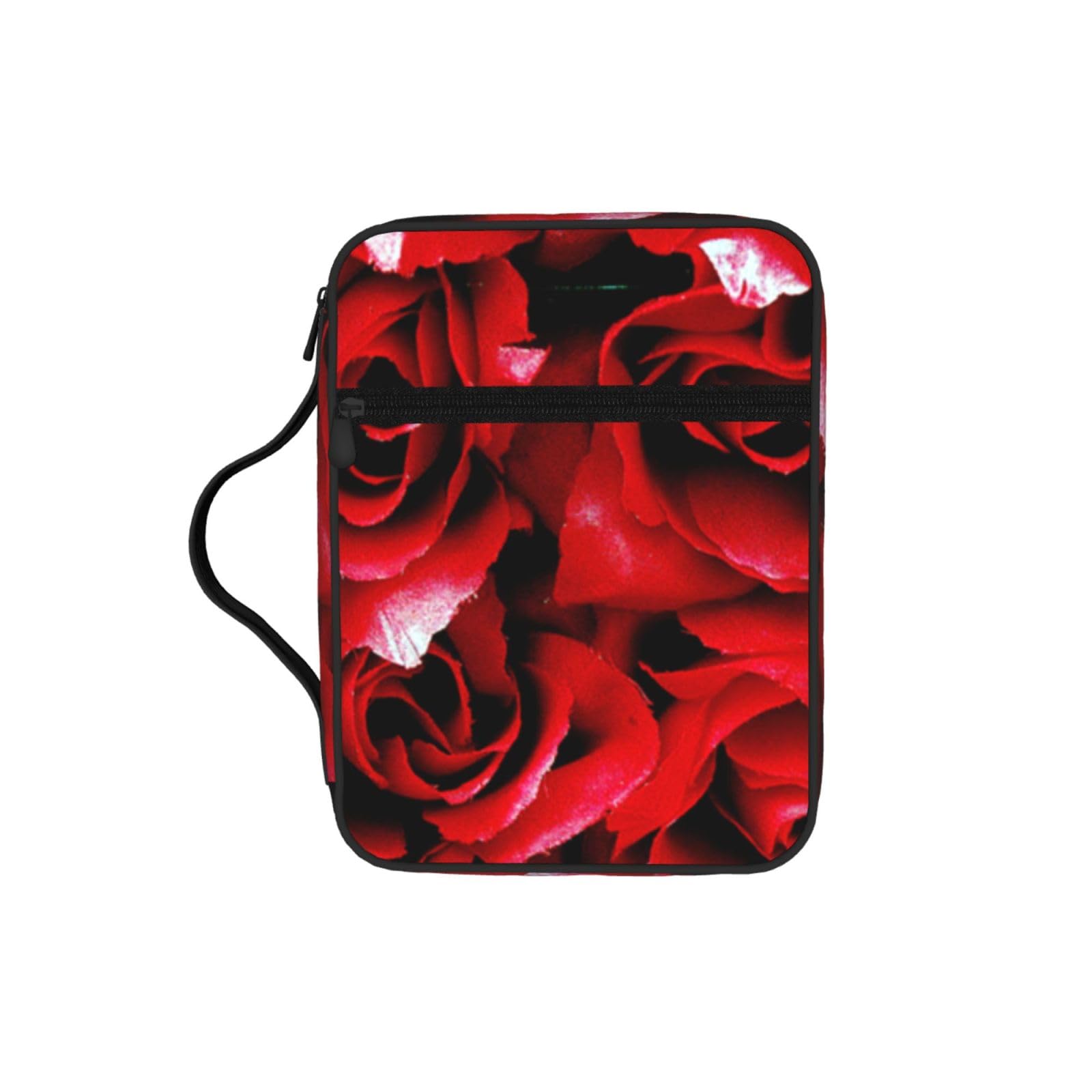 Rose Bible Cover Case Waterproof Bible Bag With Handle Organizer Storage Book Cover For Bible Study