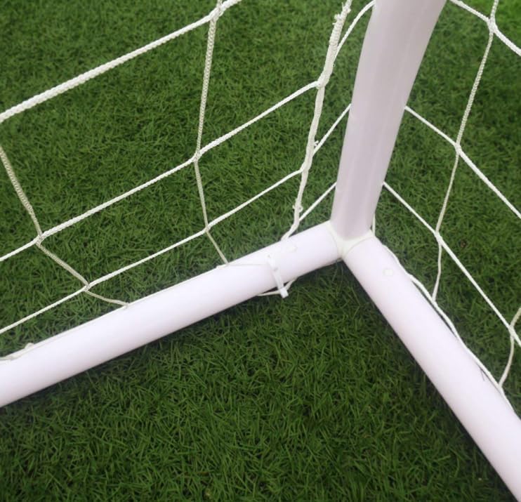 Soccer Goal 8Ft x 6Ft Portable Soccer Nets, Waterproof Outdoor Training Football Goals, Design for Backyard Practice and Fun for Teens & Adults, Easy to Assemble PVC Frame