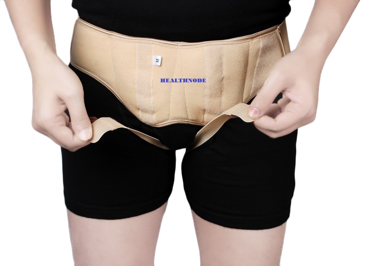 Healthnode™ Inguinal Hernia Support /Hernia Belt Support Truss with Special Foam Pads - Inguinal Hernia Support post surgery Hernia pain relief Truss Brace for Single / Double Inguinal or Sports Hernia with Two Removable Compression Pads & Adjustab (B07CY6KZ9X) Amazon Price History, Amazon Price Tracker