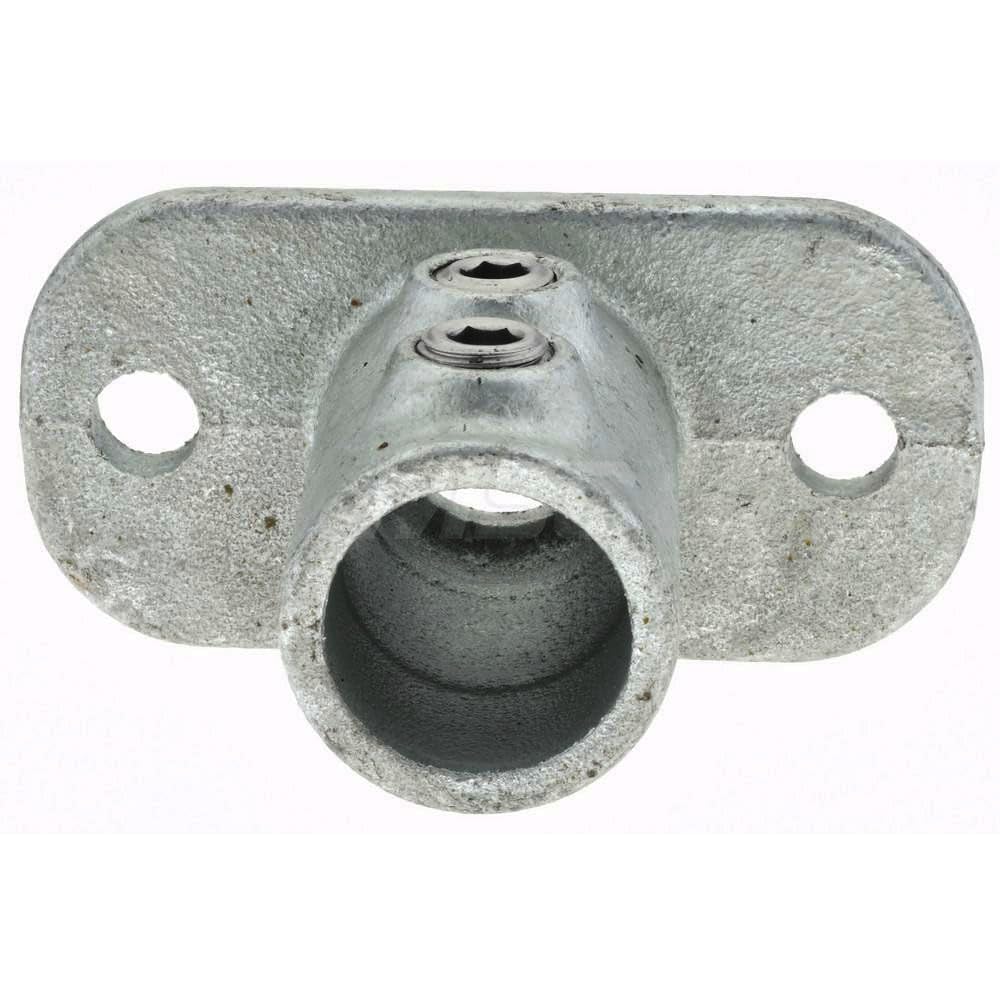 Connettore In Ferro Zincato Pesante Per Tubi Rotondi, 28mm DI, Adatto 25-27mm, 1 Pezzo