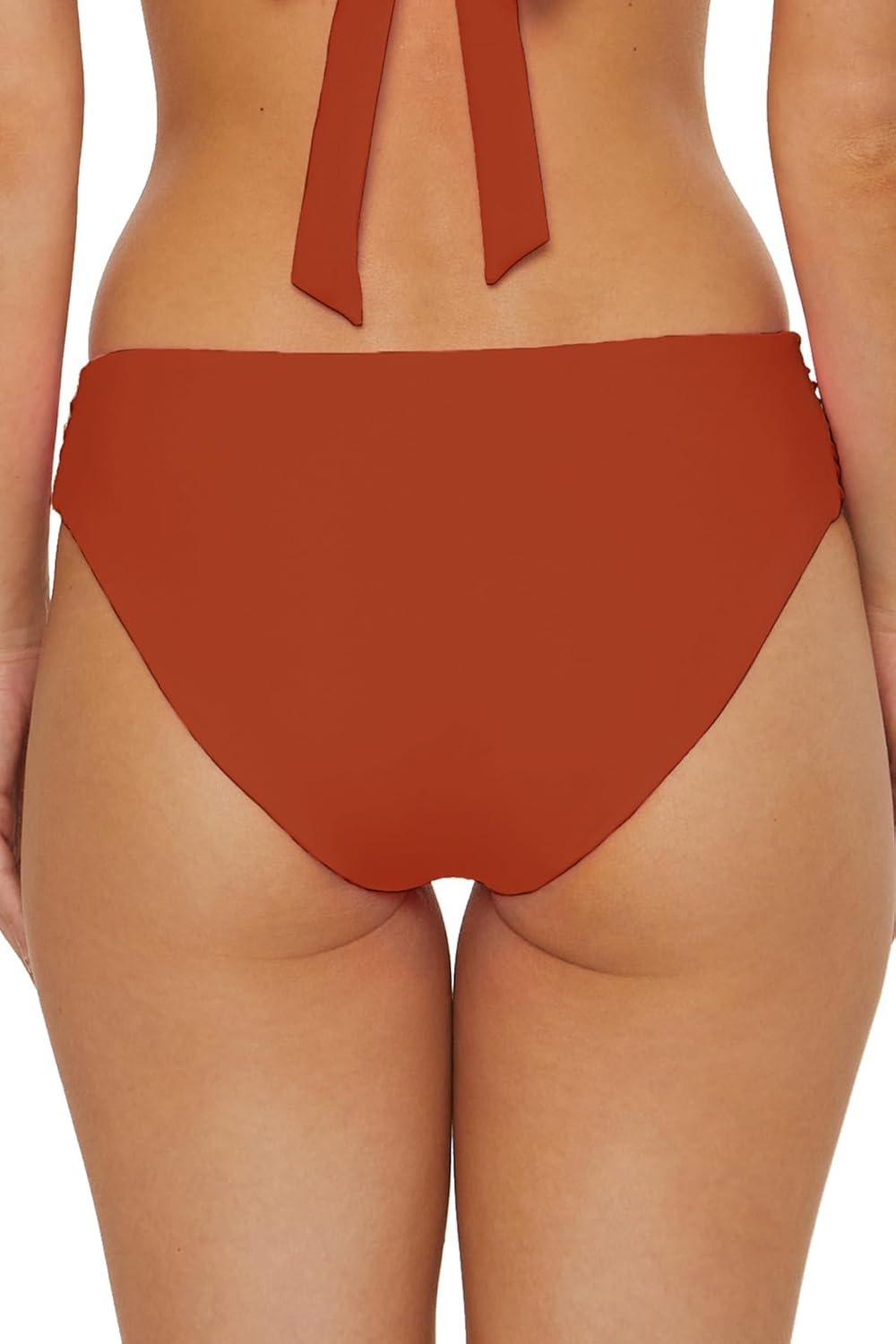 Soluna Swim Womens Buckle Up Shirred Bikini Bottom, Cheeky Coverage, Swimwear Separates for Women - Image 2