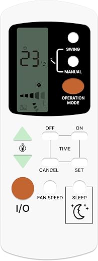 ZIEVA Compatible with Bluestar AC Remote Replacement for 1, 1.5, 2 ton Split/Window Air Conditioner - Please Match The Ori...