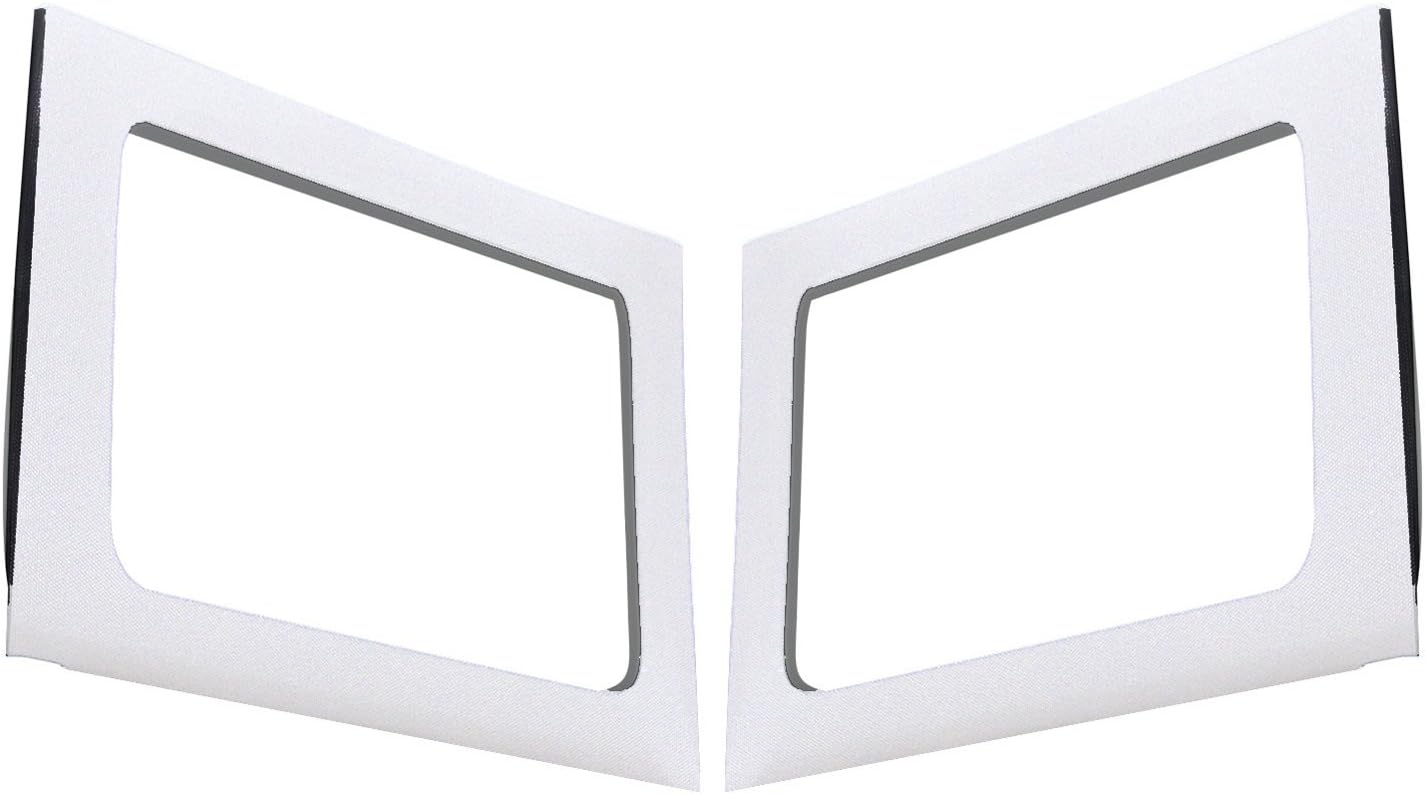 Design Engineering 050151 Boom Mat White Sound Deadening Side Window Trim Kit Compatible with 4-Door Jeep Wrangler JK (2011-2018)