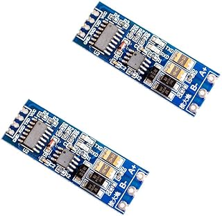 Comidox 2Pcs TTL to RS485 Module 485 to Serial UART Level Mutual Conversion Hardware Automatic Flow Control Module 3.3V 5.0V Power Supply Long Distance Transmission