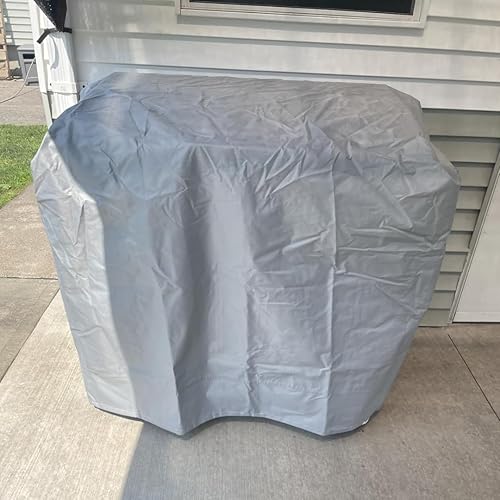 Miniatura 5 de Funda para parrilla de barbacoa, 47 pulgadas, resistente al agua, cubiertas para parrilla de gas para parrilla superior plana, cubierta