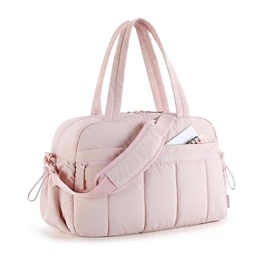 BAGSMART Gym Bag for Women, Duffle Bag for Travel with Wet Pocket, Lightweight Carry on Weekender Duffel, Water Resistant