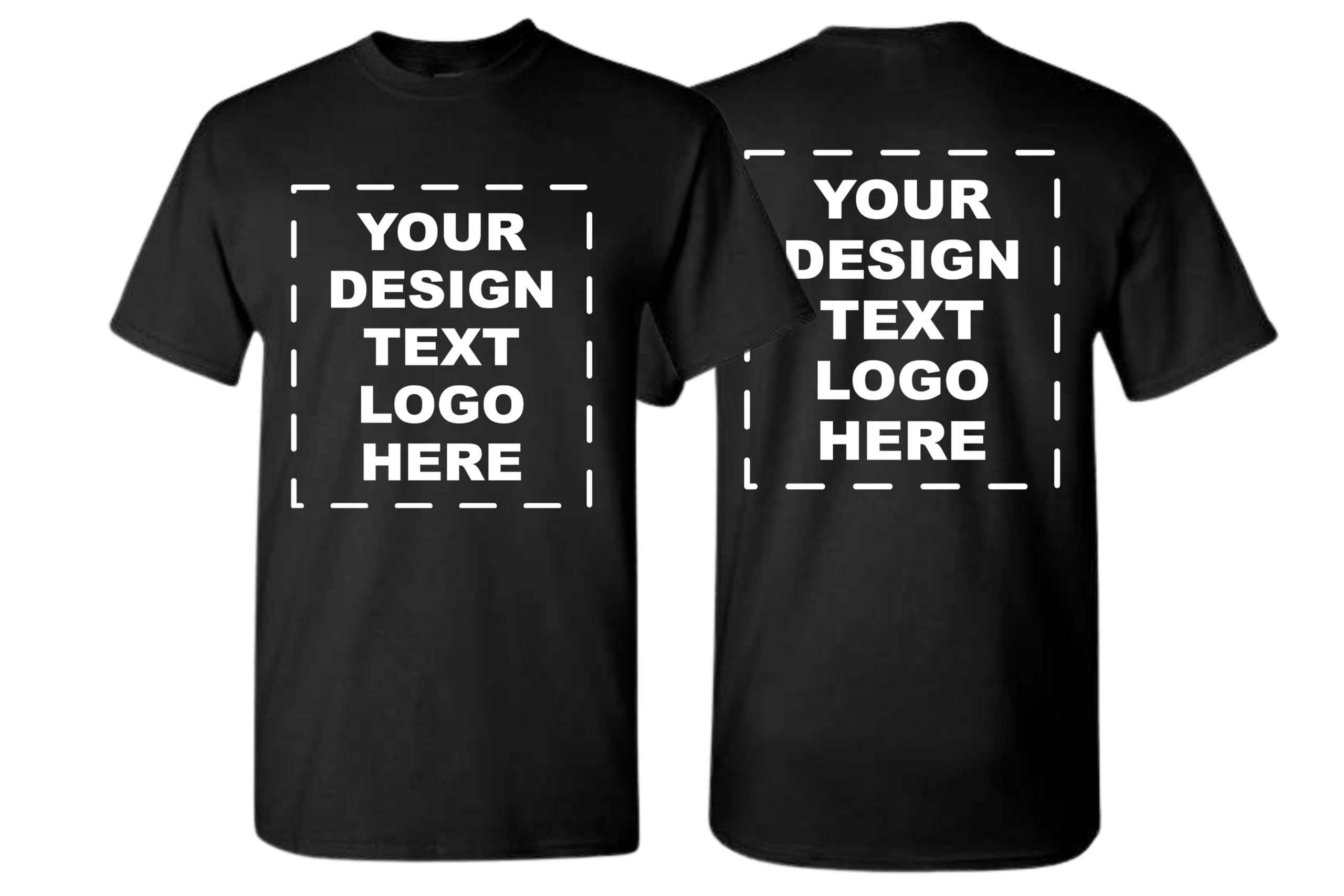 Custom T Shirt for Men/Women/Kids Design Your Own Shirt Add Text/Photo/Logo Personalized Tee with Your Design for Special Day