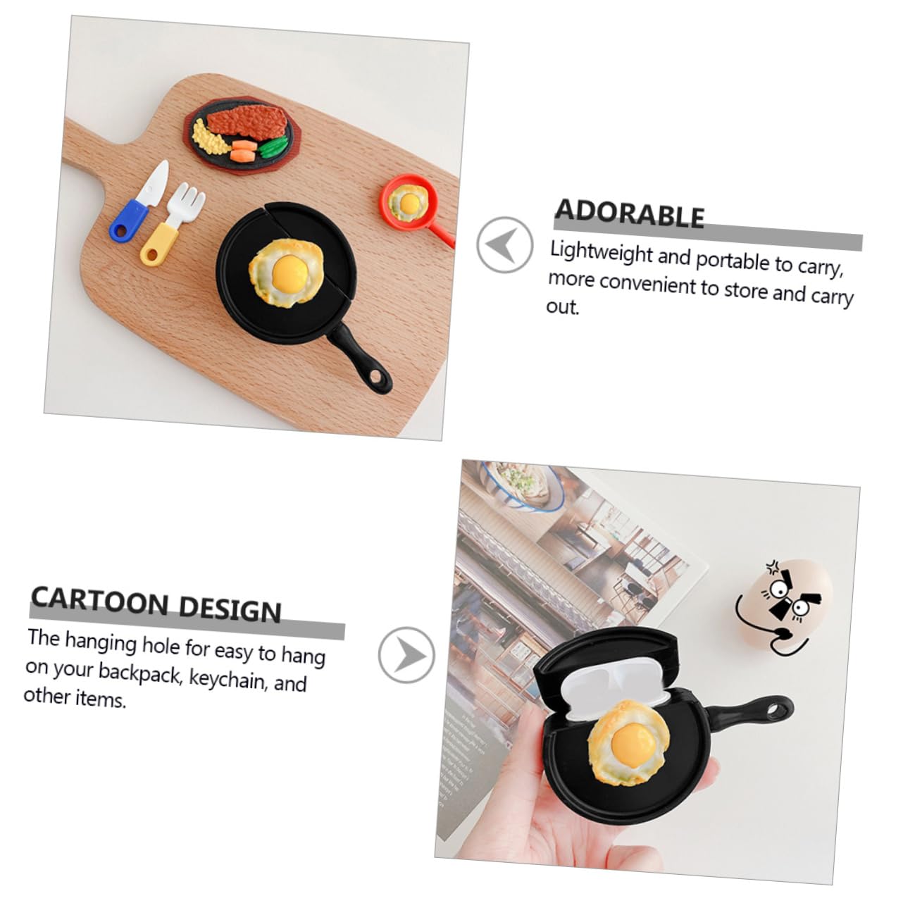 DOITOOL Estuche para 3 Auriculares con Pantalla Led Funda Protectora para Auriculares Fácil De Usar