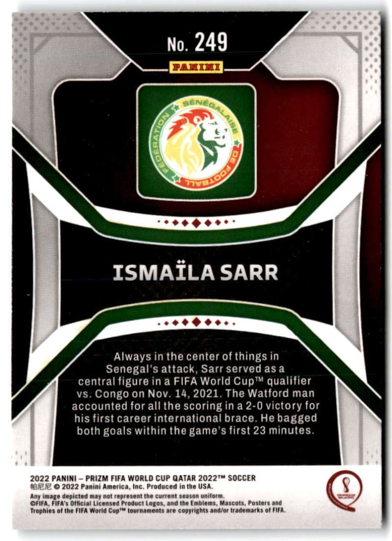Amazon.com: 2022 Panini Prizm FIFA World Cup Qatar #249 Ismaila