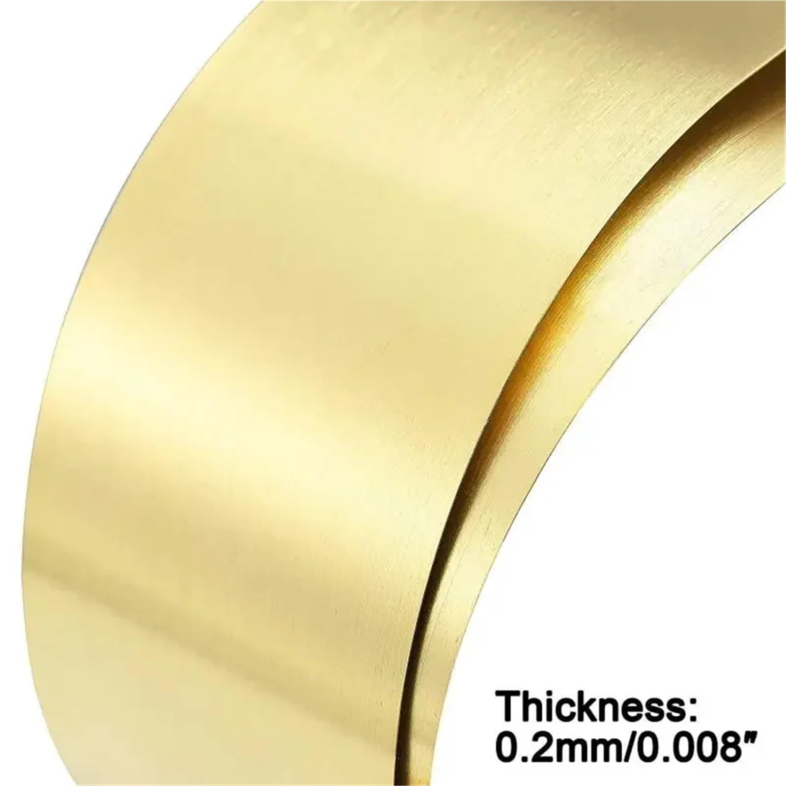 Cienka taśma z mosiądzu Rolka blachy mosiężnej 0,01-0,3 mm x 10-200 100-1000(0.3x100x1000mm 1pcs)