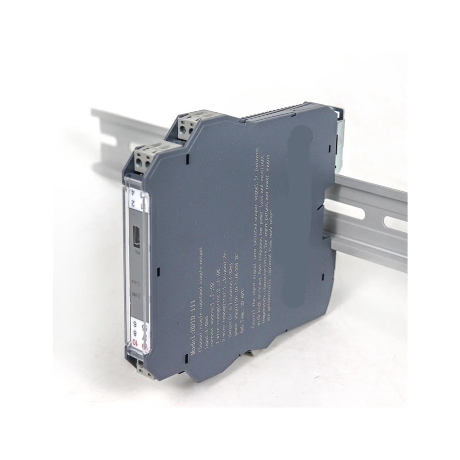 Isolateur de conditionneur de signal rail DIN 4-20mA 0-10V alimentation 220V