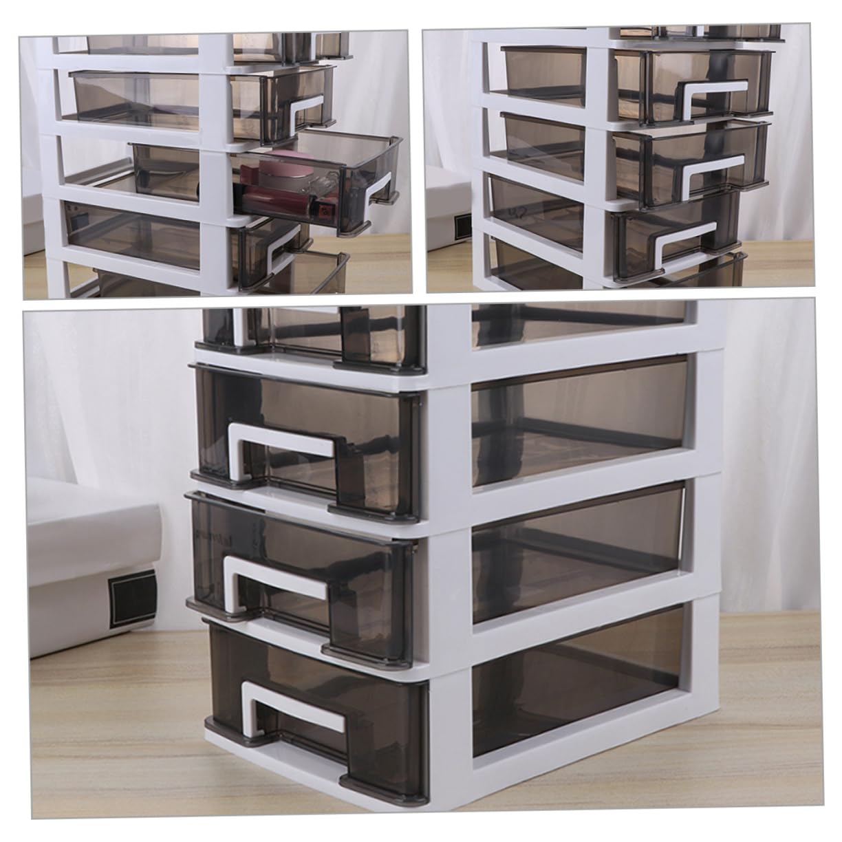Alipis Tiroir De Rangement De Bureau - Étui De Rangement À Plusieurs Niveaux Pour Maquillage Papeterie Organisateur De Tiroir Compact Et Robuste