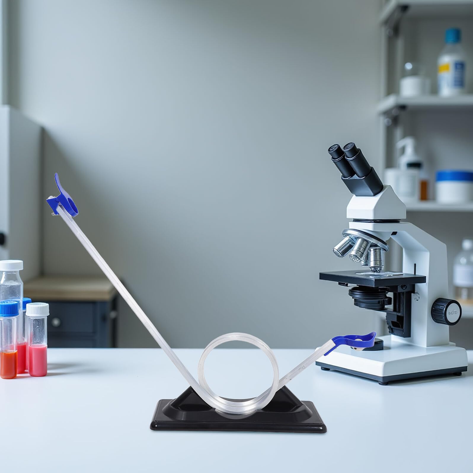 Cabilock Herramienta de Enseñanza del Efecto Centrífugo para Experimento de Inercia Equipo de Ciencias de Secundaria Accesorio Clase de Física y Laboratorios Escolares