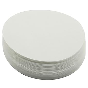 DGZZI Filter Paper 100PCS 15cm Qualitative 102 Medium-Speed FilterPaper for Laboratory Oil Filter Paper