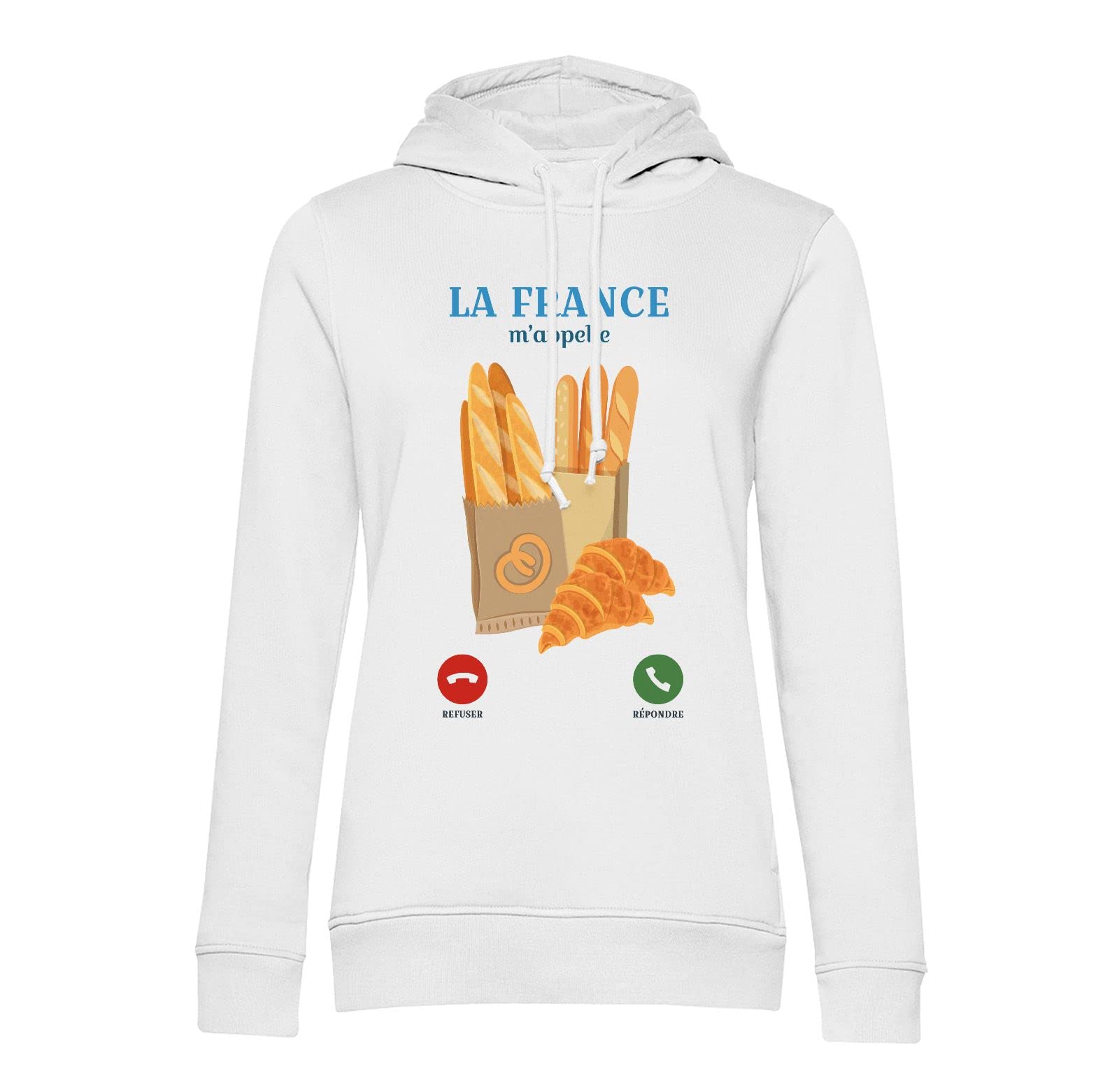 Sweat à capuche La France m'appelle pour un style décontracté