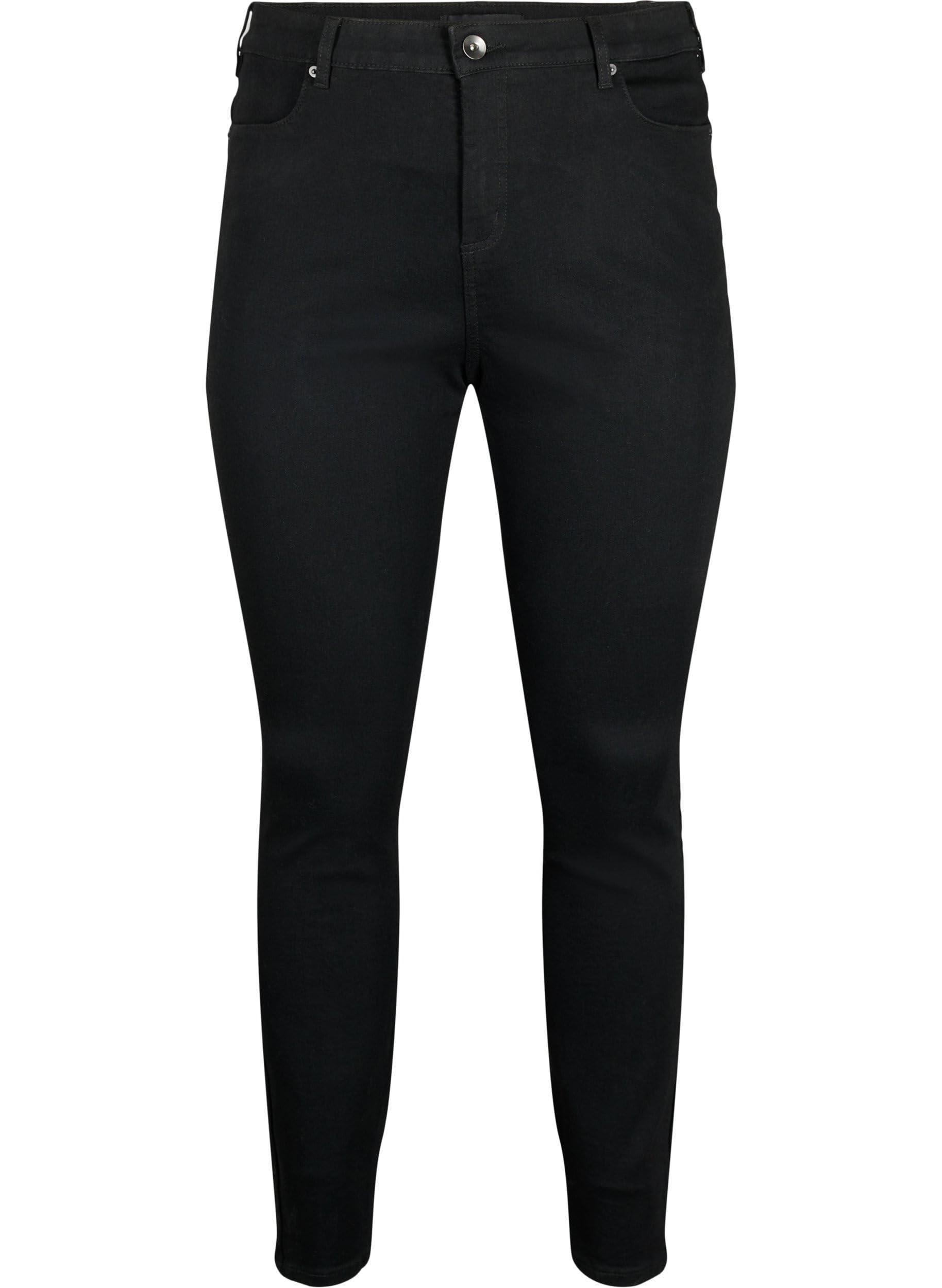 Zizzi Amy Jeans pour femme - Grandes tailles - Taille haute - Extra Slim - Taille 42-60