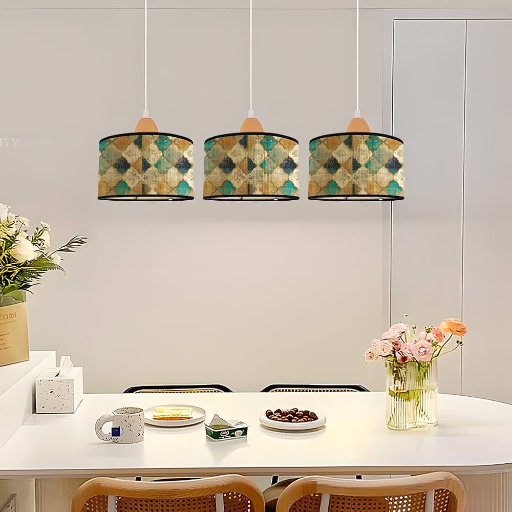 Paralume In Bambù Naturale - Diametro 30 Cm, Per Lampade E27, Design Uccelli