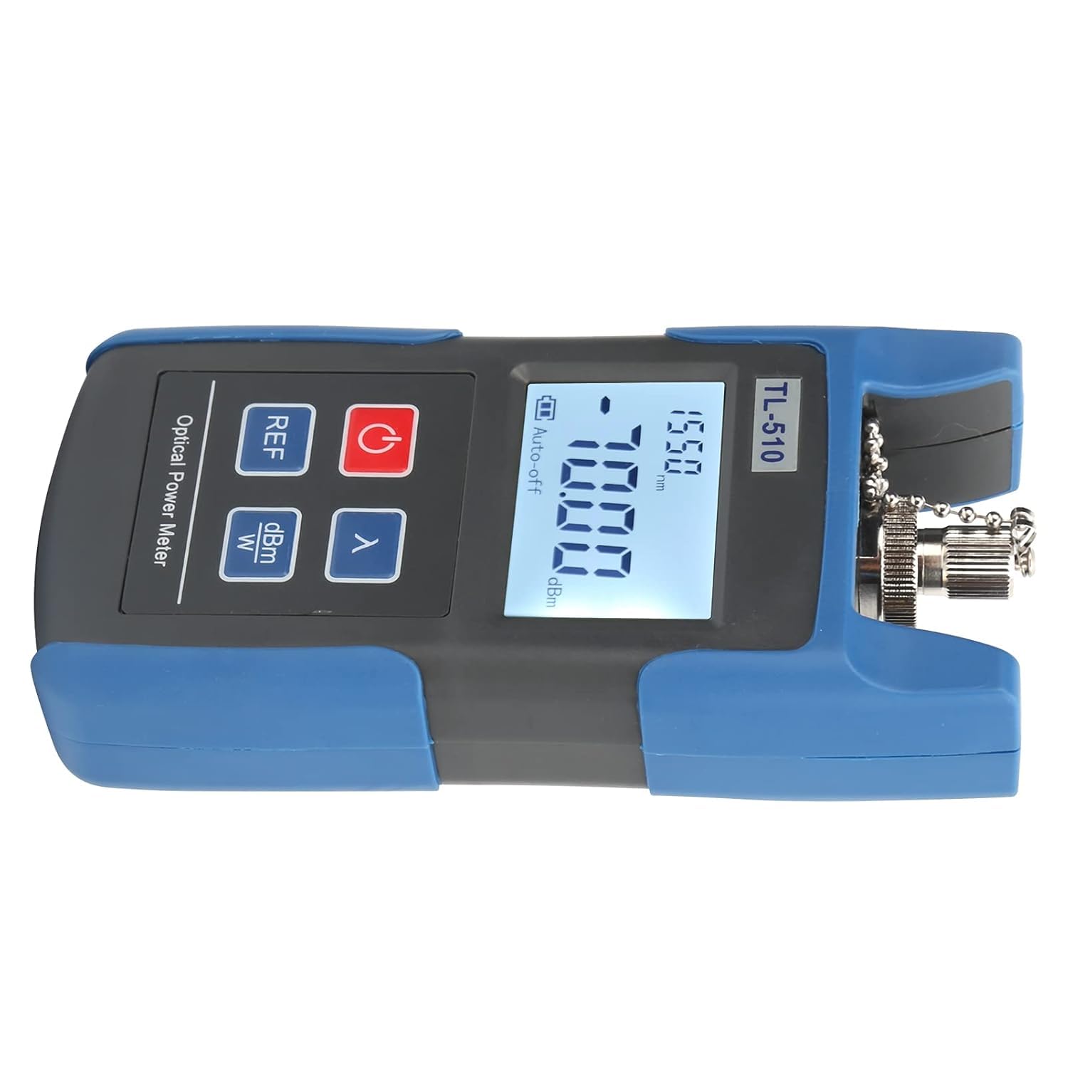Probador óptico, Probador de Cable de Fibra óptica TL510 Medidor de Potencia óptica de Alta Precisión Detector de Potencia óptica Portátil, Probadores de Red y Cable
