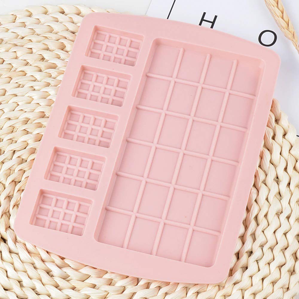 EPARTY-Classic Rectangle Chocolate Bar Mold Silicone Chocolate Molds DIY Homemade Chocolate Mould Bakery Tools